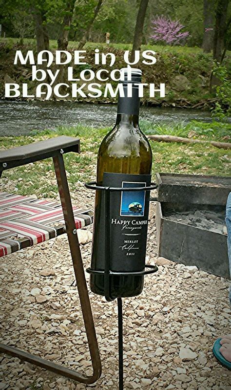 Outdoor Stakes For Wine Bottle Drink Holder 1 Pcs Homemade In Us By