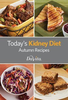 Diabetes mellitus and chronic kidney disease. Get comforting kidney-friendly recipes for autumn with ...