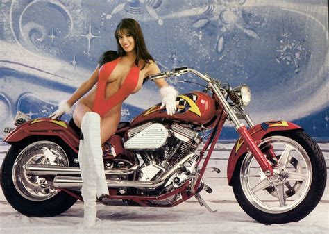 Harley Davidson Sexy Hot Girls Hot Bikini Girl On Custom Chopper Bike