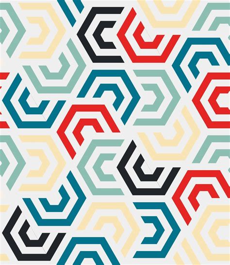 Geometric Background Abstract Seamless Pattern Vector Illustration