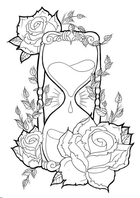 Hourglass Tattoos Designs Ideas And Meaning Tattoos For You