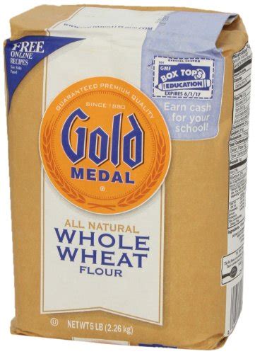 Gold Medal Flour Whole Wheat 5lb Food Beverages Tobacco Food Items Grains Rice Cereal