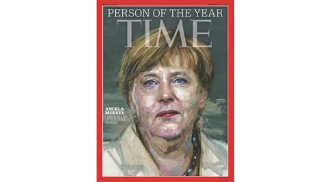 German Leader Angela Merkel Named Time Magazines Person Of The Year