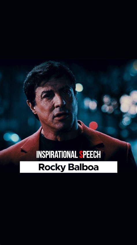 Rocky Balboa Motivational Speech To His Son Video Inspirational
