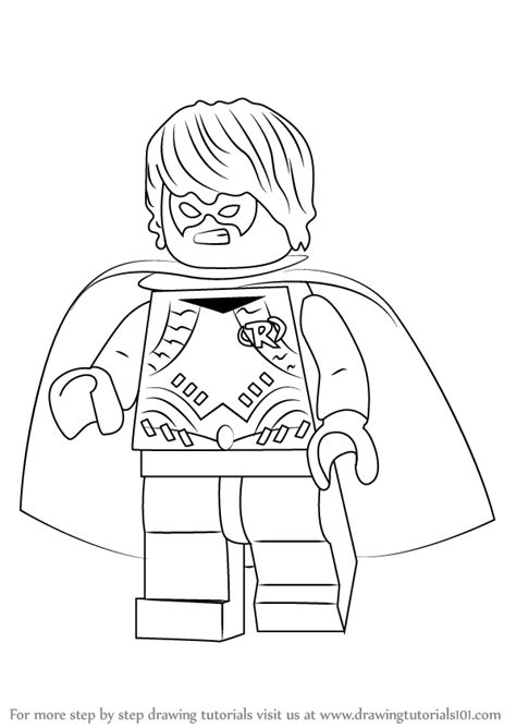 Pictures of lego robin coloring pages and many more. Step by Step How to Draw Lego Dick Grayson aka Robin ...