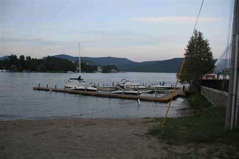 rogers memorial park beach in bolton landing ny public swimming area picnic pavilion tennis