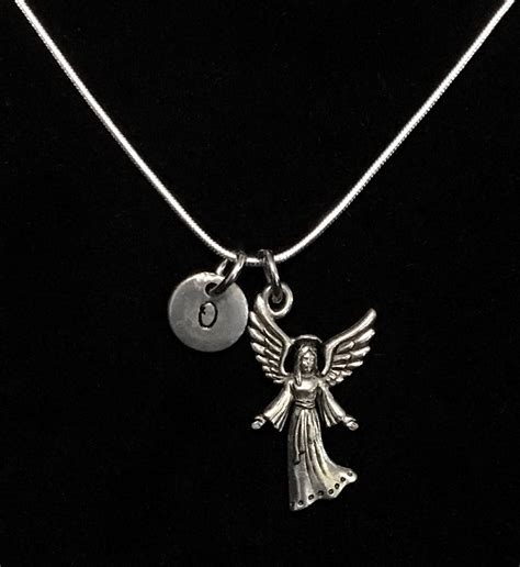 Angel Sterling Silver Necklace Religious Sterling Silver