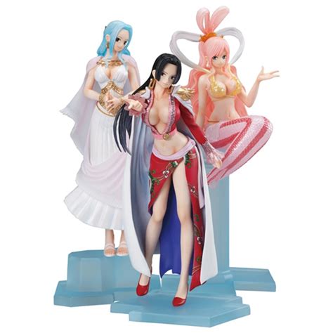 14cm Anime One Piece Figure Boa Hancock Vivi Shirahoshi Sexy Toys Styleing Girls Collection Pop