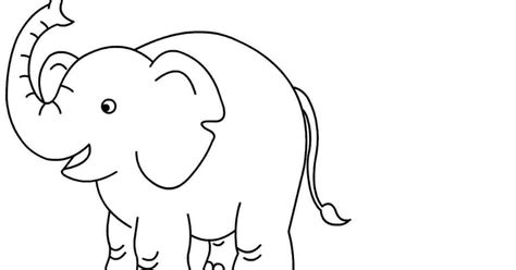 √ 20 Sketsa Gambar Hewan Gajah Yang Mudah Di Warnai Untuk Paud Tk Sd