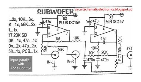 subwoofer filter circuit diagram
