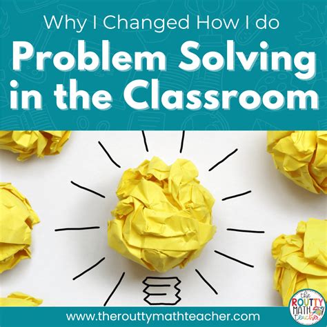 Math Problem Solving Why I Changed My Format The Routty Math Teacher