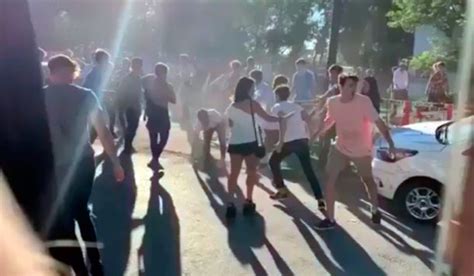 VIDEO Brutal Batalla Campal A La Salida De Una Fiesta En Un Club De