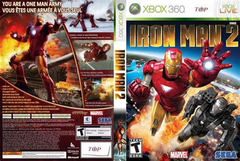 Iron Man 2 Xbox 360 Game Covers Iron Man 2 Dvd Ntsc Custom F Dvd
