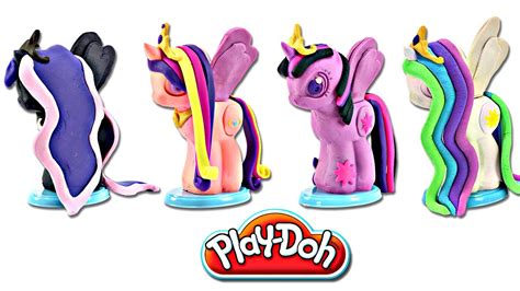Play Doh My Little Pony Make N Style Ponies 3 Princess Celestia