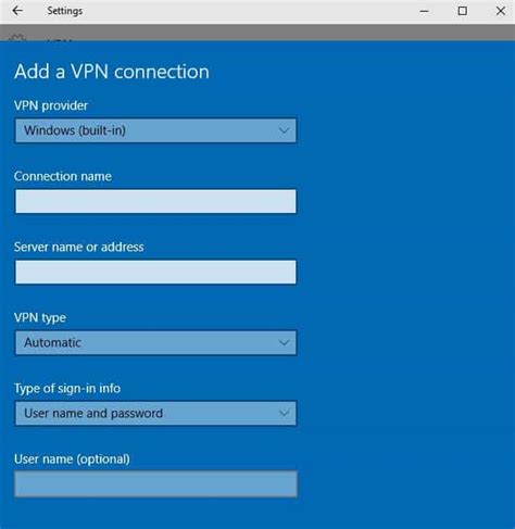 How To Connect Your Windows 10 Laptop To Vpn