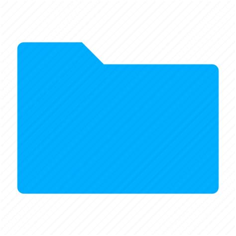 Blue File Folder Open Icon Download On Iconfinder
