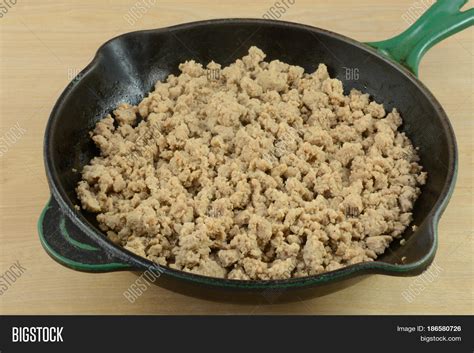 Cooked Ground Turkey Image And Photo Free Trial Bigstock