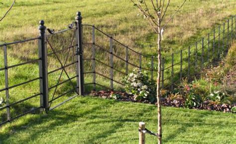 Wrought iron solid steel mega thick gauge gate this gate is a quality made solid bit of kit and will take at least 2 people to lift. Pin on Estate Fencing & Gates
