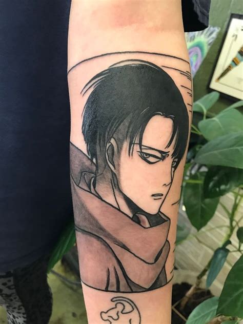 Finally Got To Do My First Attack On Titan Tattoo Captain Levi Forever