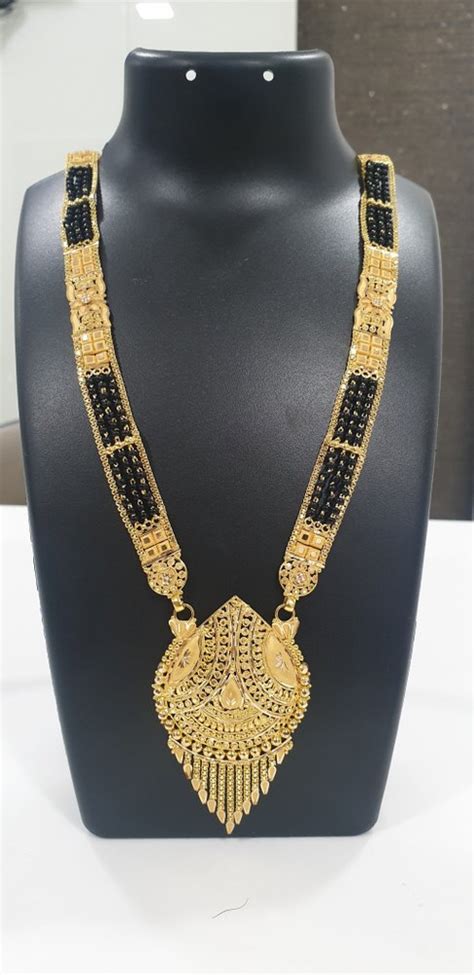 Golden 22 Carat Gold Necklace 30g At Rs 170000piece In Thane Id