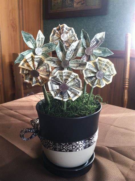 Money Origami Flower Bouquet Money Rose In Full Bloom — Crafthubs
