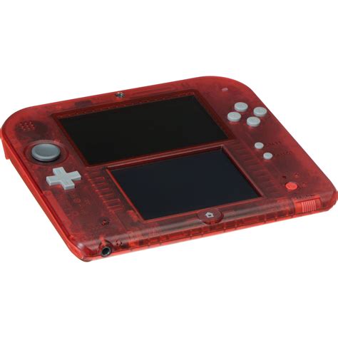 Nintendo 2ds Handheld Gaming System Crystal Red Ftrsraaa Bandh