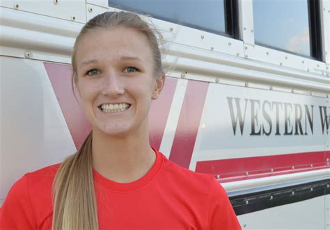 Western Wyo Womens Soccer Rylee Blacker Minding The Nets For Mustangs