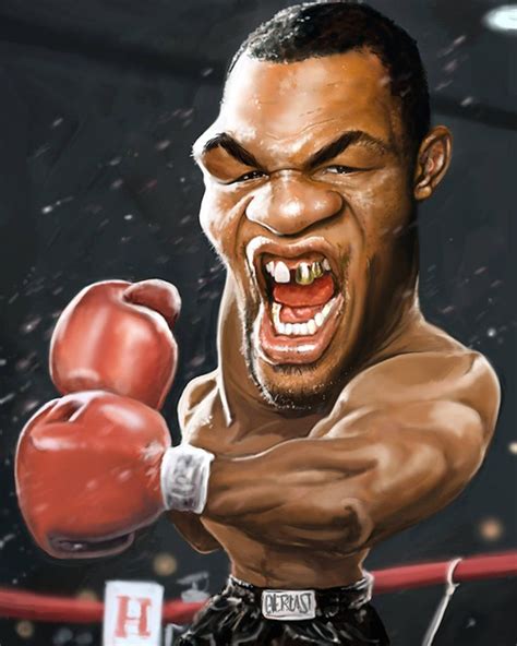 rich conley mike tyson caricature celebrity caricatures funny caricatures