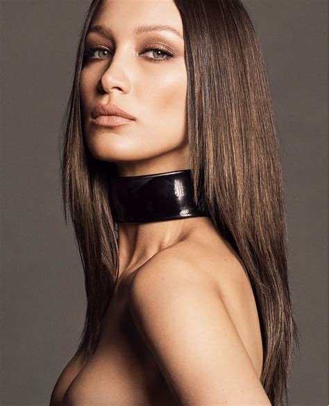 Bella Hadid Sexy For Vogue Cover And Hot Selfie From Quarantine 11 Photos The Fappening