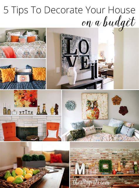 5 Tips To Decorate Your House On A Budget