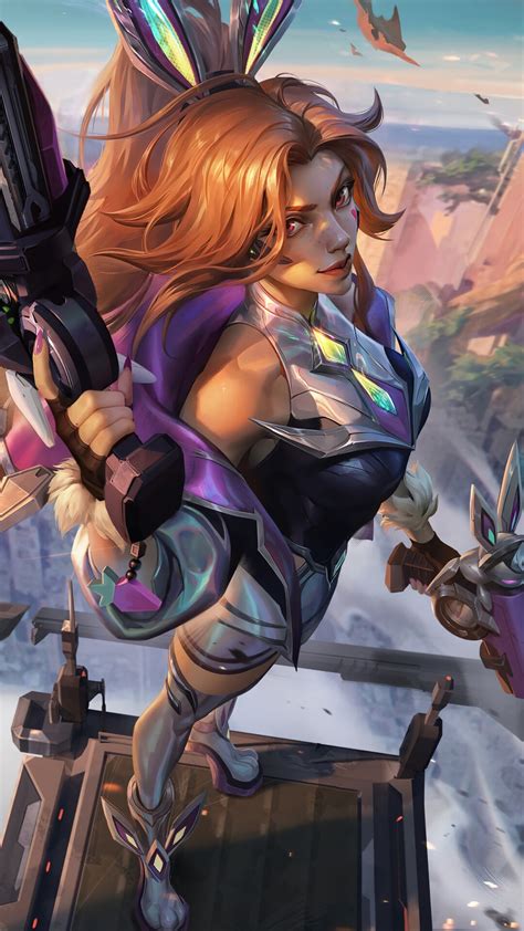 Jinx Splash Art Anima Squad Lol League Of Legends Hd Phone