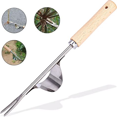 Bncxdc Weed Remover Tool Hand Weeder Garden Fork Stainless Steel