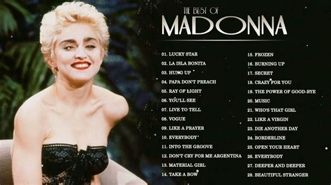 Madonna Greatest Hits Madonna Greatest Hits Full Album 2021 Youtube