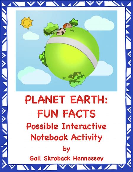 Earth Day Fun Facts Possible Interactive Notebook Activity
