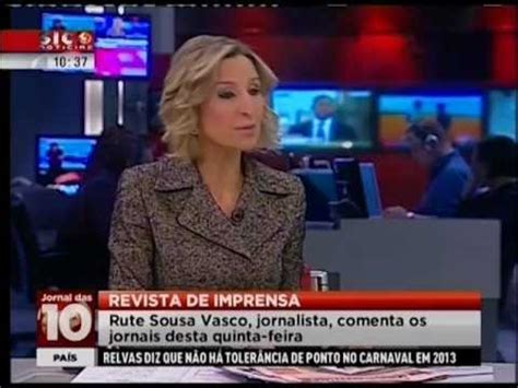 O como e o porquê das notícias de #últimahora, a análise e a #opinião que interessa. SIC Notícias - Revista de Imprensa com Rute Sousa Vasco ...