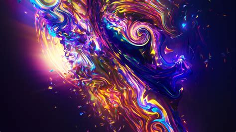 3840 x 2160 ultra hd (346). Download Carnival, colorful, fractal, abstract wallpaper ...