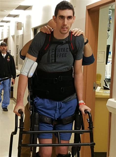 Paralyzed Climbers Use Rare 100000 Exoskeleton To Walk Again Cbc