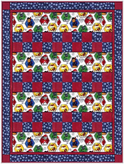Downloadable Checkmate Quilt Pattern Easy 3 Yard Design Etsy