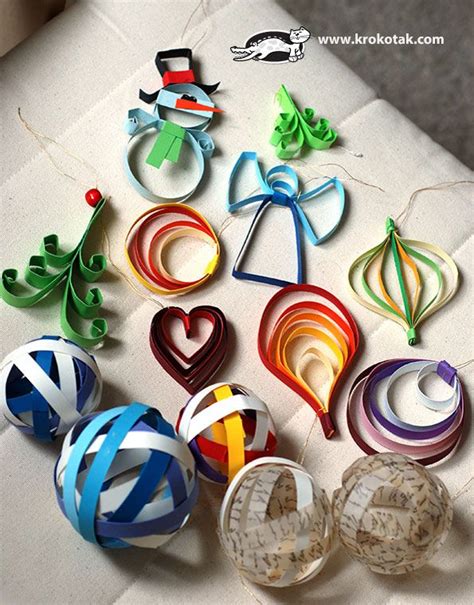 20 Easy Paper Ornaments For Christmas Paper Christmas Ornaments