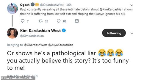 Kim Kardashian Calls Ray J A Pathological Liar Over Sex Claims