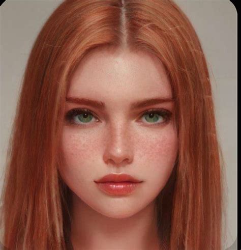 Pelirroja 👩‍🦰 In 2022 Beauty Girl Asian Red Hair Beautiful Girl Face