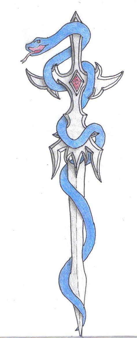 Snake And Sword Tattoo By Kurithewolf On Deviantart