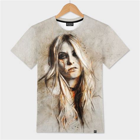 Taylor Momsen Mens All Over T Shirt By Claudio Tosi Limited