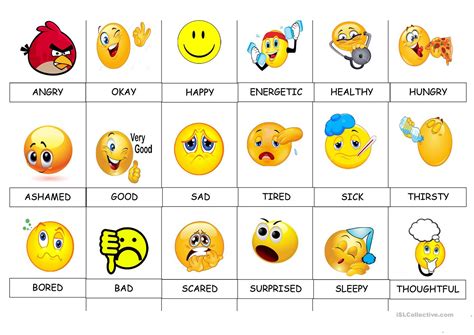 Feelings And Emotions English Esl Worksheets For Distance