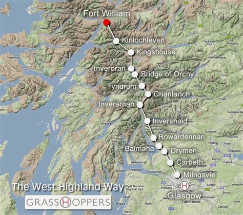 West Highland Way Map