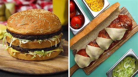 8 Homemade Fast Food Recipes Better Than The Originals Youtube