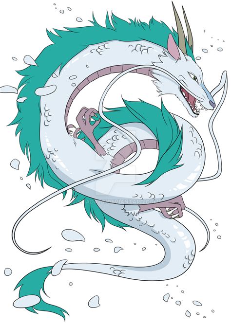 Haku Dragon By Shadaty On Deviantart Ghibli Tattoo Ghibli Artwork