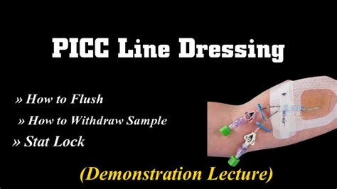 Picc Line Dressing Hindi Picc Line Care Central Line Care Stat