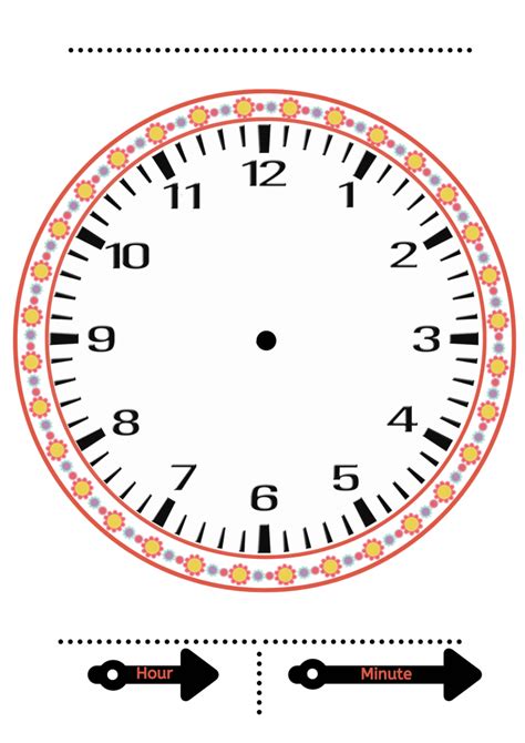 Clock Activities Free Printable Learning Clocks Diy Cardboard Clock
