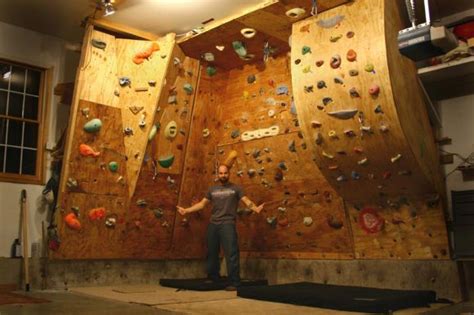 Finished Garage Wall Rock Climbing Photos Diy